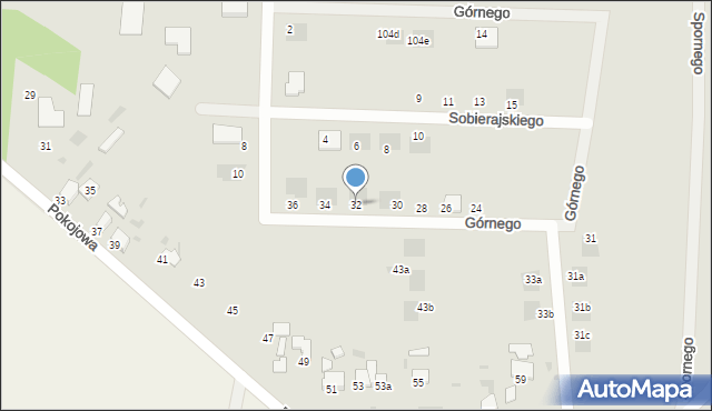 Inowrocław, Górnego Henryka, 32, mapa Inowrocławia