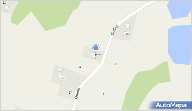 Iskrzyczyn, Golina, 33, mapa Iskrzyczyn