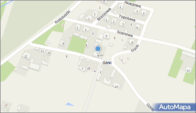 Iwanowice, Górki, 5, mapa Iwanowice