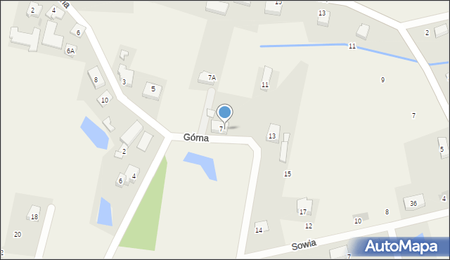 Jagatowo, Górna, 9, mapa Jagatowo