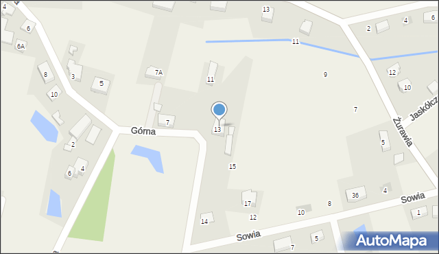 Jagatowo, Górna, 9A, mapa Jagatowo