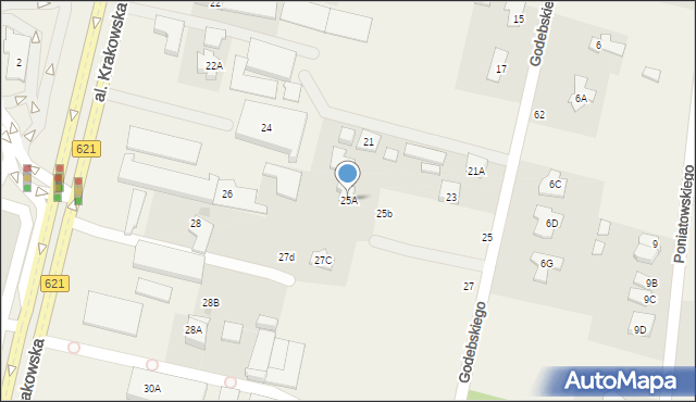 Janki, Godebskiego Cypriana, 25A, mapa Janki