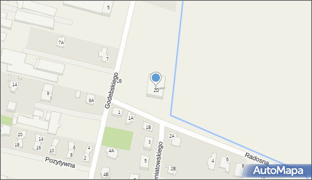 Janki, Godebskiego Cypriana, 2D, mapa Janki