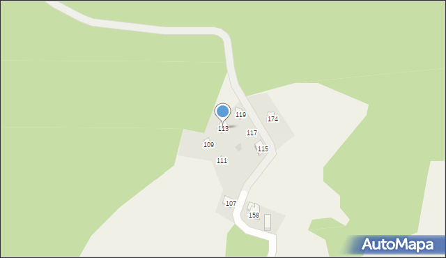 Jaroszowice, Gołębiówka, 113, mapa Jaroszowice