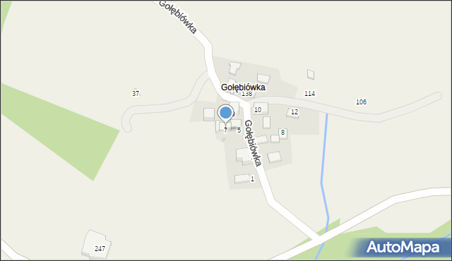 Jaroszowice, Gołębiówka, 7, mapa Jaroszowice