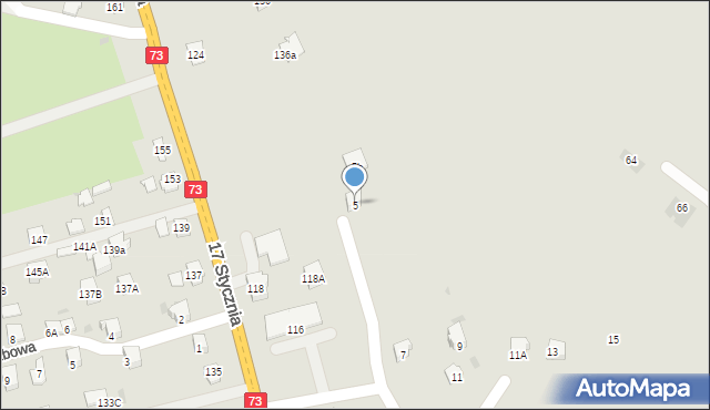 Jasło, Gorajowicka, 5, mapa Jasła