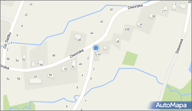 Jastrzębia, Górska, 1, mapa Jastrzębia