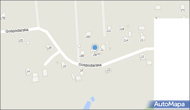 Jastrzębie-Zdrój, Gospodarska, 19c, mapa Jastrzębie-Zdrój