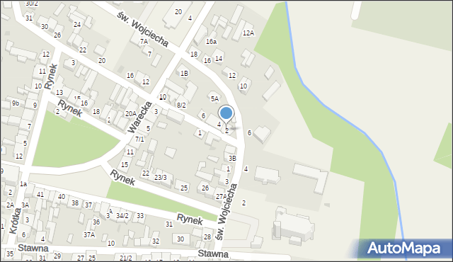 Jedlińsk, Gołębiowskiego, ks. bp., 2, mapa Jedlińsk