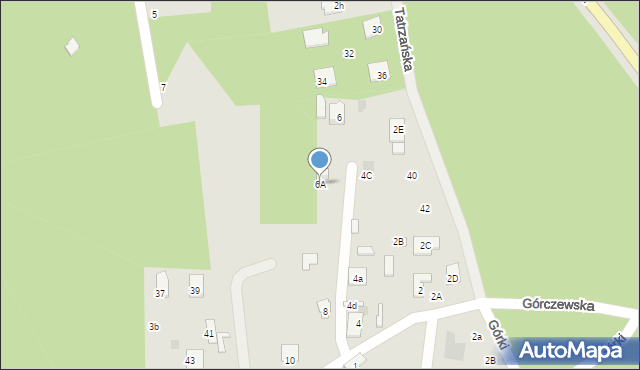 Józefów, Górczewska, 6A, mapa Józefów