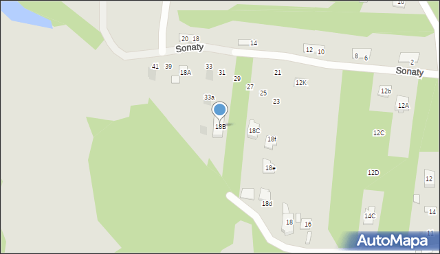 Józefów, Górki, 18B, mapa Józefów