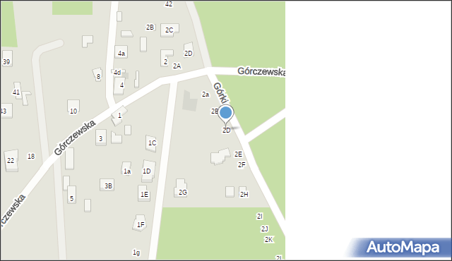 Józefów, Górki, 2D, mapa Józefów