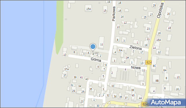 Józefów nad Wisłą, Górna, 4, mapa Józefów nad Wisłą