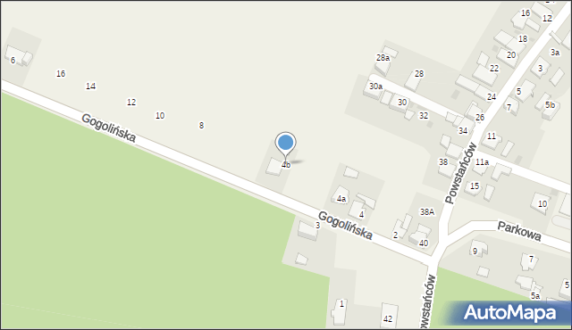 Kamień Śląski, Gogolińska, 4b, mapa Kamień Śląski