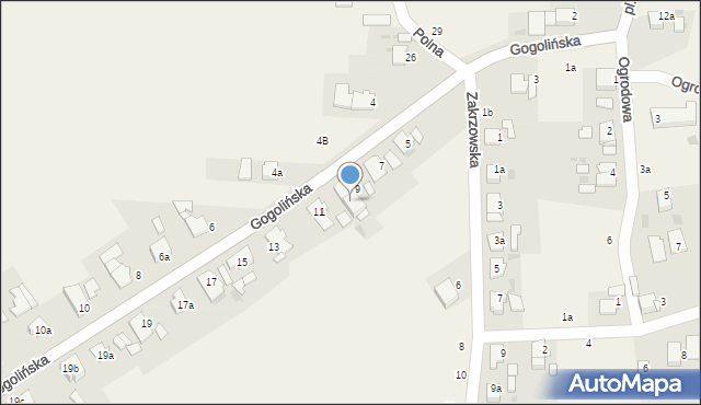 Kamionek, Gogolińska, 9a, mapa Kamionek