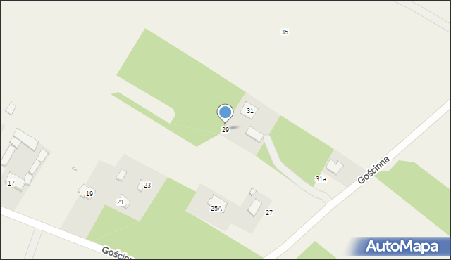 Kawęczyn, Gościnna, 29, mapa Kawęczyn
