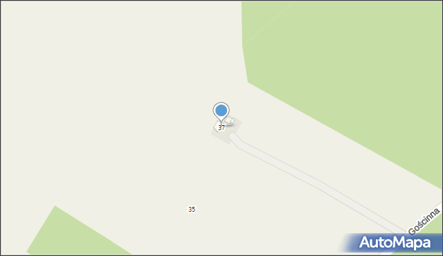 Kawęczyn, Gościnna, 37, mapa Kawęczyn