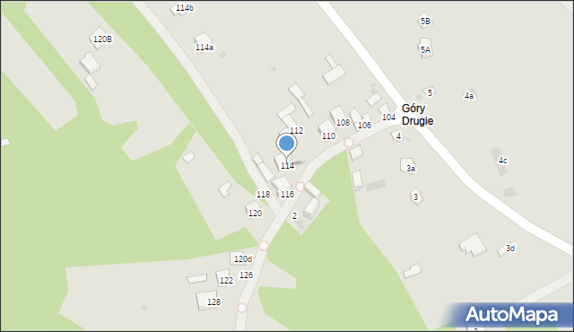 Kazimierz Dolny, Góry, 114, mapa Kazimierz Dolny