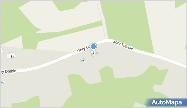 Kazimierz Dolny, Góry, 9f, mapa Kazimierz Dolny