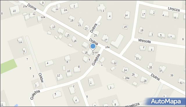 Kaźmierz, Gołębia, 2, mapa Kaźmierz