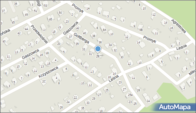 Kędzierzyn-Koźle, Goltberga Mikołaja, 29, mapa Kędzierzyna-Koźle