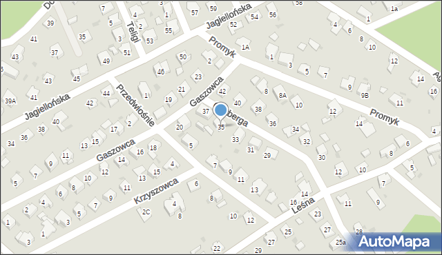 Kędzierzyn-Koźle, Goltberga Mikołaja, 35, mapa Kędzierzyna-Koźle