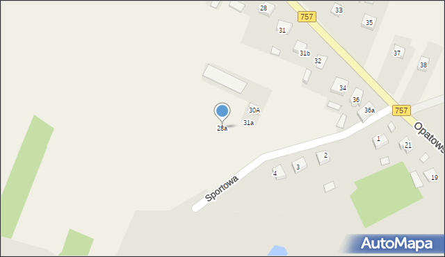 Kiełczyna, Gościniec, 28a, mapa Kiełczyna