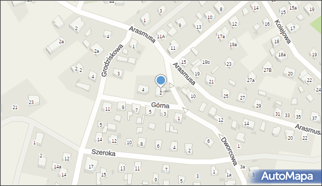 Kiełpino, Górna, 2, mapa Kiełpino