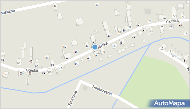 Kietrz, Górska, 41, mapa Kietrz