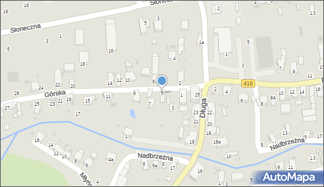 Kietrz, Górska, 5, mapa Kietrz