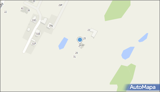 Klaudyn, Góreckiego Henryka Mikołaja, 27, mapa Klaudyn