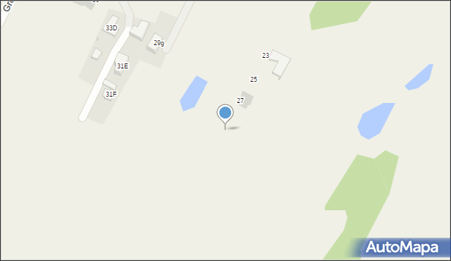 Klaudyn, Góreckiego Henryka Mikołaja, 31, mapa Klaudyn