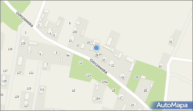 Klembów, Górczewska, 18, mapa Klembów