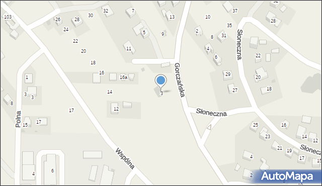 Kluszkowce, Gorczańska, 3, mapa Kluszkowce