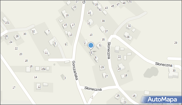 Kluszkowce, Gorczańska, 4, mapa Kluszkowce