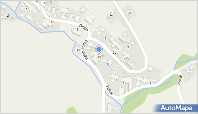 Knurów, Gorczańska, 10, mapa Knurów