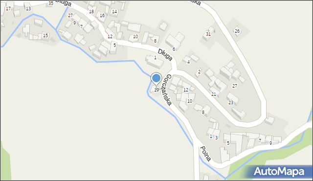 Knurów, Gorczańska, 19, mapa Knurów