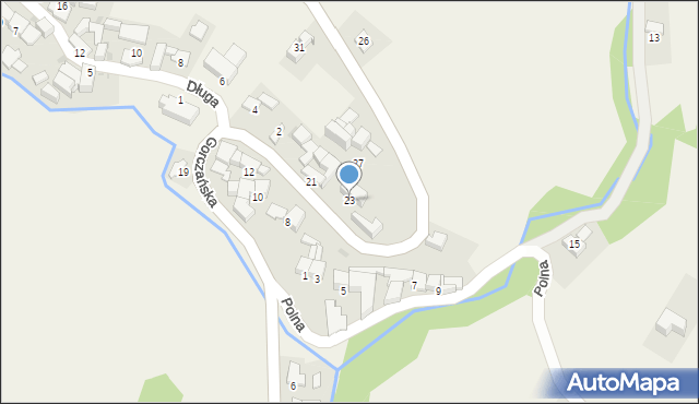 Knurów, Gorczańska, 23, mapa Knurów