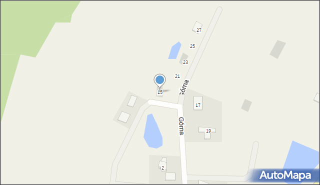 Kobysewo, Górna, 15, mapa Kobysewo