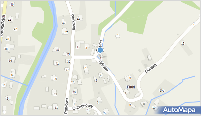 Kocierz Moszczanicki, Górska, 1, mapa Kocierz Moszczanicki