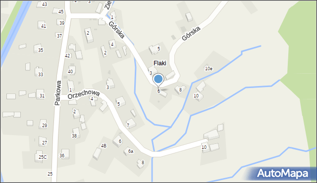 Kocierz Moszczanicki, Górska, 6, mapa Kocierz Moszczanicki