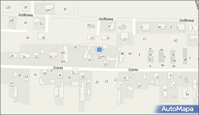 Koczargi Stare, Górki, 12, mapa Koczargi Stare