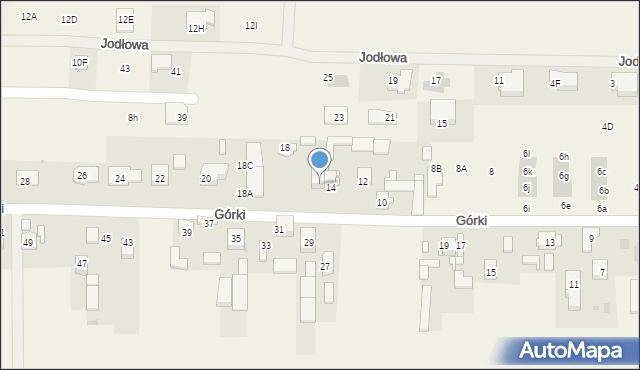 Koczargi Stare, Górki, 16, mapa Koczargi Stare