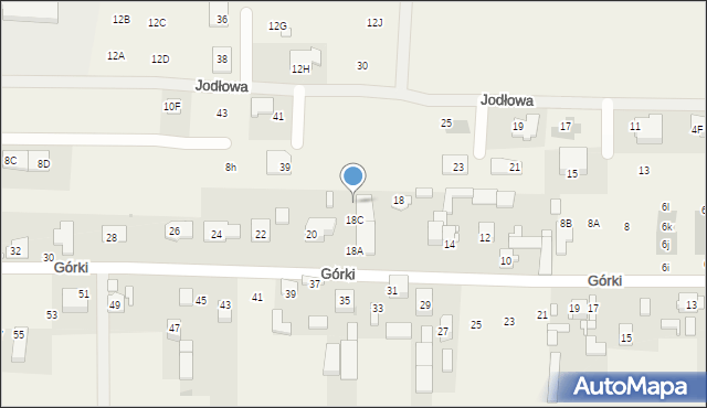 Koczargi Stare, Górki, 18D, mapa Koczargi Stare