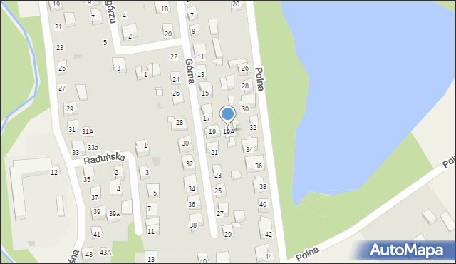 Kolbudy, Górna, 19A, mapa Kolbudy