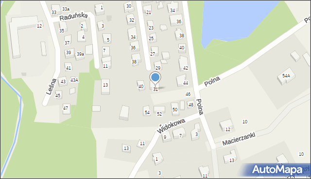 Kolbudy, Górna, 31, mapa Kolbudy