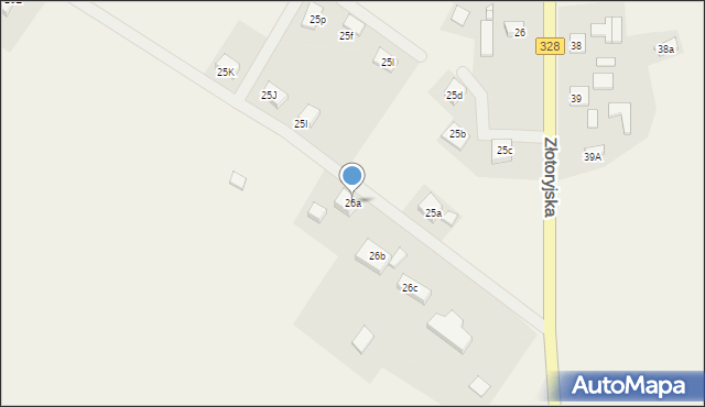 Konradówka, Gołaczów, 26a, mapa Konradówka
