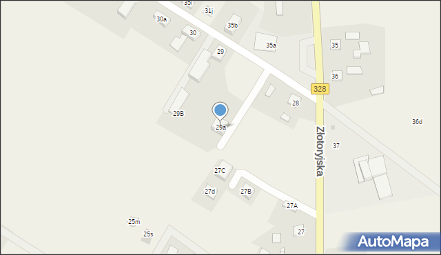 Konradówka, Gołaczów, 29a, mapa Konradówka