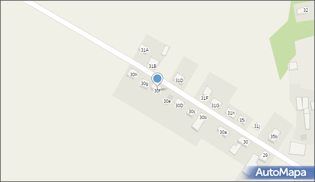 Konradówka, Gołaczów, 30f, mapa Konradówka