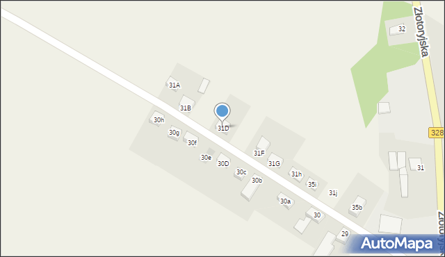 Konradówka, Gołaczów, 31D, mapa Konradówka